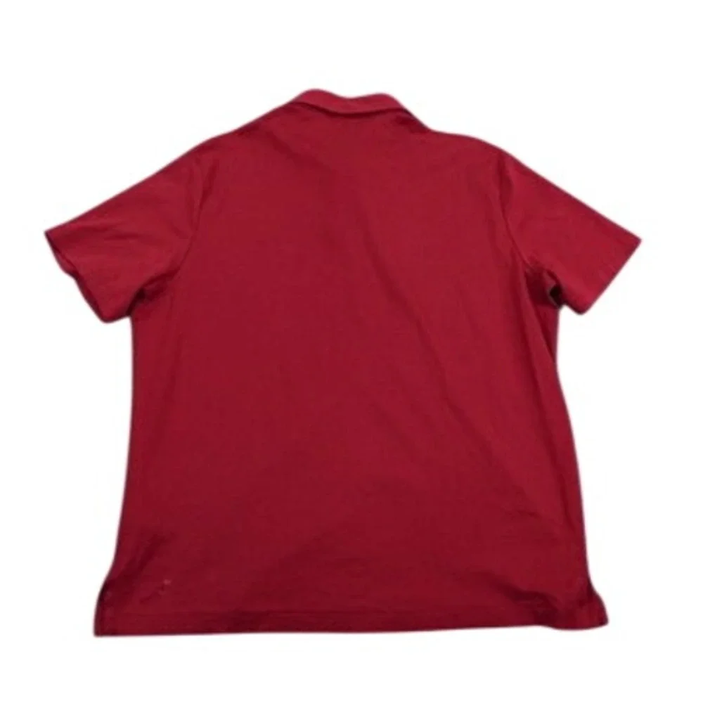 Polo Ralph Lauren Mens XL Pima Soft Touch‎ Polo Shirt Burgundy Red Short Sleeve
